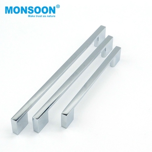 Poignée de porte de placard de cuisine en aluminium massif, bouton de meuble, poignée carrée en T pour armoire et commode, idéale pour villa - Product Image 2