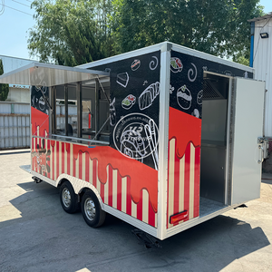 Remorque de voiture de nourriture de restaurant de rue bon marché avec panneau lumineux personnalisé pour la restauration camion de <span class=keywords><strong>salon</strong></span> de manucure mobile - Product Image 2