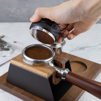 Nivelador de Café con Logotipo Personalizado, Base Resistente de 58 mm, Herramientas para Baristas, Distribuidor de Polvo de Café Espresso