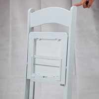 Chaise pliable empilable en plastique W-31 – Économique et rentable pour appartement, salon et salle à manger