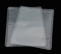 Sac d'emballage refermable en PE semi-transparent givré de 0,12 mm, recyclable, pour vêtements et accessoires