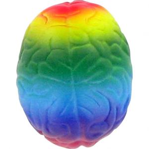 Hot Sales Rainbow Brain Pu Stress Relievers Stress <b>Toy</b> Stress <b>Ball</b> - Product Image 2
