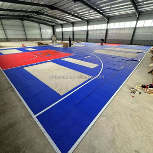 suspendu assemblé par pp de sports de plein air de verrouillage pour le basket-ball et le tennis pour des courts de Kimchi - Product Image 1