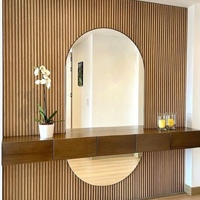 Panneau de revêtement mural extérieur écologique imperméable en WPC - Revêtement de grille extérieur sur mesure