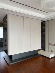 Armoire de rangement moderne d'usine armoire individuelle mobilier de chambre à coucher armoire personnalisée haute brillance - Product Image 2