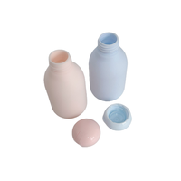 Ensemble de flacons de voyage portables pour soins personnels et maquillage, 100 ml, en plastique PE, avec bouchon à clapet