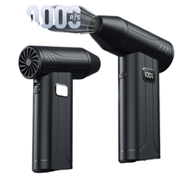 Ventilateur électrique portable rechargeable par USB, 3600 mAh, en plastique, alimenté par batterie, humidificateur, 199 vitesses, vent puissant, utilisation en extérieur