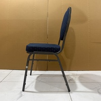 Chaises empilables rembourrées pour fabricants et commerçants, avec cadre en acier élégant, pour mariages, fêtes et banquets, vente en gros