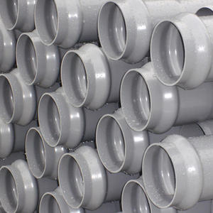 Tuyau industriel gris en PVC-U résistant à la corrosion pour le transport de fluides acides/alcalins - Product Image 3