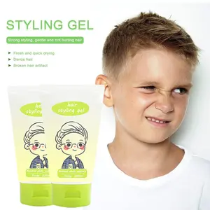 Private Label Hair Stying Product Silicone-Free Quick-dry Strong Hold Hair Stying Gel For Kid