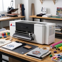 Produsen Printer DTF Sunika XP600 300MM untuk Kain, Transfer Film Otomatis Penuh AI CMYKW Roll-to-Roll dengan WiFi