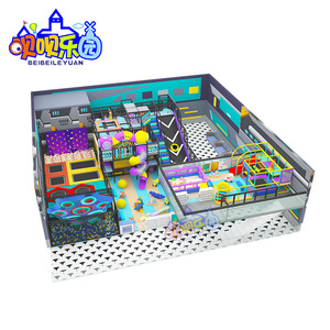 Parque de Trampolines Comercial Interior ODM, Equipamiento de Juegos Suaves, Área de Juegos con Piscina de Pelotas para Niños, <span class=keywords><strong>Castillo</strong></span> Inflable para Centros Comerciales - Product Image 4
