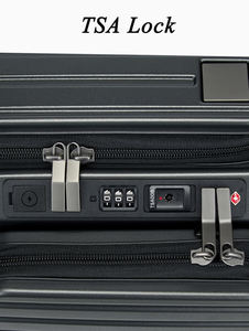 <span class=keywords><strong>Valise</strong></span> cabine 20'' de luxe à ouverture frontale, coque rigide, avec porte-gobelet et <span class=keywords><strong>roulettes</strong></span> pivotantes pour les voyages - Product Image 4