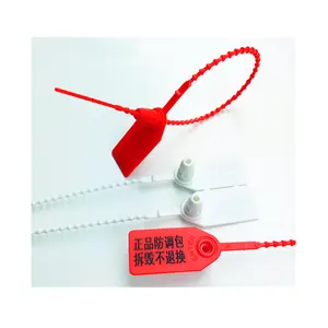 Zip Ties Pull Ties Keamanan Plastik Segel Tag Kunci Tite-Lock Plastik Pintu Truk Segel