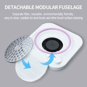 Aspiradora de Uñas Profesional de Plástico, Extraíble y Portátil, Modelo AT-NM-017 - Product Image 3