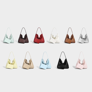 Sac à bandoulière élégant français tissé à <span class=keywords><strong>la</strong></span> main en PU <span class=keywords><strong>de</strong></span> qualité, sac décontracté pour l'extérieur, idéal pour <span class=keywords><strong>les</strong></span> jeunes femmes et <span class=keywords><strong>les</strong></span> amateurs <span class=keywords><strong>de</strong></span> mode - Product Image 6