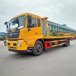 Dongfeng 4x2 Diesel Wrecker Towing <b>Truck</b> Manual Transmission Euro 2 Emission Standard <b>Flatbed</b> Road Rescue <b>Truck</b> - Product Image 2