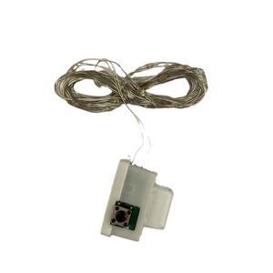 Cadena de Luces LED Decorativa con Hebilla de Bola Ondulante de PVC, 2-3 Metros, Tercera Velocidad de Destello, Regulable, con Batería - Product Image 5