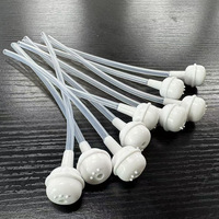 Tuyau en silicone en gros avec bille de gravité pour irrigateur buccal, accessoire de pulvérisation pour biberon