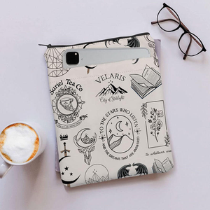 <span class=keywords><strong>Housse</strong></span> de livre en polyester à impression numérique <span class=keywords><strong>avec</strong></span> <span class=keywords><strong>fermeture</strong></span> éclair, pour livres reliés et brochés, sac cadeau pour les amateurs de livres - Product Image 6
