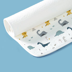 Tappetini cambianti per pannolini usa e getta morbidi impermeabili da viaggio portatili all'ingrosso di alta qualità per bambino - Product Image 3