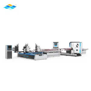 HQ-D Automated welding and corner cleaning machine for pvc windows and doorrs production line