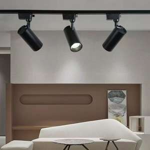 Spot <span class=keywords><strong>suspendu</strong></span> LED moderne à intensité variable Downlight de <span class=keywords><strong>plafond</strong></span> monté en surface COB Down Light <span class=keywords><strong>Rail</strong></span> Spot <span class=keywords><strong>sur</strong></span> <span class=keywords><strong>rail</strong></span> magnétique - Product Image 1