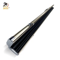 Étui de transport pour queue de billard/snooker BenX multi-couleurs, en aluminium, une seule pièce, droite, pour queue de billard