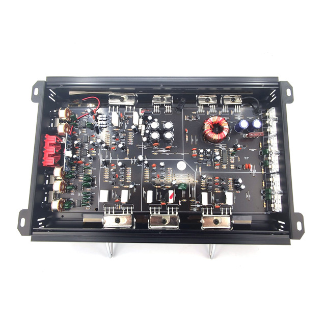 Factory Wholesale 4 Channel Car Amplifier Class AB Auto Stereo Amplifier 4 Ways Car Audio Upgrade Amplifier