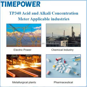 Timeppower เครื่องวัดความเข้มข้นของกรดและอัลคาไลในตัว TP340 HCl NaOH H2SO4 NaCl HNO3เส้นโค้ง <span class=keywords><strong>NA2CO3</strong></span>สำหรับใช้ในห้องปฏิบัติการ - Product Image 5