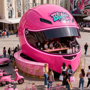 Custom Glasvezel Koffiehelm Sculptuur, Groot Thema <span class=keywords><strong>Monument</strong></span> Decoratie Voor Zakelijke Display - Product Image 1