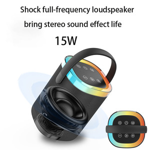 <span class=keywords><strong>B18</strong></span> IPX5 Không Thấm Nước Không Dây Loa Siêu Trầm Loa Di Động Xô Hình RGB LED Chiếu Sáng FM Đài Phát Thanh Cho Máy Tính Hoạt Động Ngoài Trời - Product Image 5