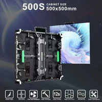 Écran LED de location intérieur/extérieur, mur vidéo LED couleur pleine résolution P2.6 P3.91, écrans d'affichage en aluminium moulé sous pression 500x500mm