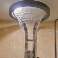 Top qualité ange pluie panneau de douche colonne tours Piano bouton arroseur Massage Innovations système de douche panneau