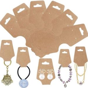 Papier d'artisanat LOGO personnalisé bon marché découpé à la mode collier boucles d'oreilles bijoux étiquette suspendue - Product Image 1