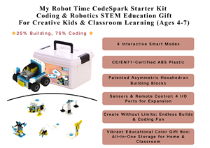 Kit de robotique éducatif My Robot Time <span class=keywords><strong>CSS</strong></span> pour la programmation, kit de robotique pour débutants, version professionnelle complète - Product Image 4