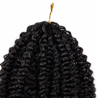 Extensions de cheveux au crochet sans nœuds pré-séparées en gros, bouclées crépues, 100 % cheveux humains réutilisables pour revendeurs