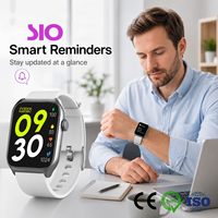 Montre connectée en cuir 106g avec fonction d'appel, mesure du rythme cardiaque et de la pression artérielle, photographie, contrôle à distance des selfies, divertissement social