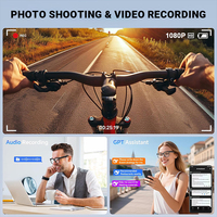 Lunettes Intelligentes IA G300 2026 avec Appel Bluetooth, Caméra 800W 1080P, Recharge Magnétique, Traducteur IA, Double Micro Anti-Bruit et Anti-Tremblement
