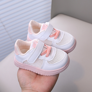 Sepatu jaring bayi balita kualitas tinggi sepatu kasual modis grosir untuk anak perempuan sepatu anak-anak bersirkulasi Sneakers desainer - Product Image 3