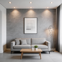 Panel Dinding SPC Modern Ringan 600*1200mm, Perekat Sendiri, Tahan Aus, Tahan Gores, Tahan Air untuk Gym dan Kamar Mandi