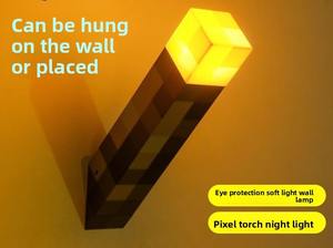 Antorcha de pared recargable por USB, lámpara de noche LED que cambia de Color, luz de ambiente montable de mano, decoración de dormitorio - Product Image 2