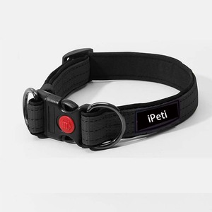 Venta caliente ajustable doble anillo en D <span class=keywords><strong>Collar</strong></span> para mascotas hebilla de seguridad mejorada patrón Floral de nailon reflectante personalizado para perros - Product Image 4