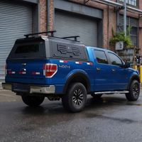 Capot de benne de camion en aluminium robuste, imperméable et verrouillable pour Toyota Tacoma, Ford F150, Isuzu Dmax Pickup