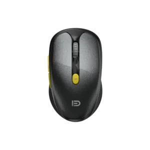 FD V5 Wireless Mouse Pro 2,4G Ratón óptico inalámbrico ergonómico con receptor USB Nano para computadora portátil PC Chromebook