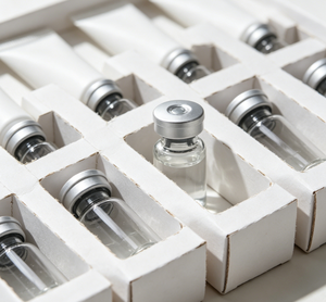 Viales de Vidrio Liofilizado Transparentes de 3ml, 5ml y 10ml, Tapas de Aluminio con Cierre Azul, Embalaje Personalizado con Bandeja Interior, Venta al Por Mayor - Product Image 4