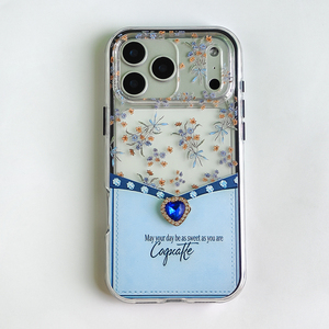 Nuova Cover per Telefono <span class=keywords><strong>con</strong></span> Glitter Floreali per Samsung <span class=keywords><strong>Galaxy</strong></span> F17, Custodia Protettiva di Lusso <span class=keywords><strong>con</strong></span> Cuori e Diamanti, Antiurto per Ragazze - Product Image 3