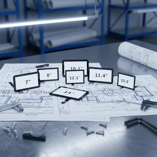 Large Size Capacitive Touch Screen 12.1"-32" Inch IP68 Waterproof PCAP Panel with 10-Point Touch for Industrial Control Systems