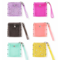 Porte-clés personnalisé en PVC, pochette multifonctionnelle pour rouge à lèvres et baume à lèvres, sac de rangement portable pour clés, pendentif tendance