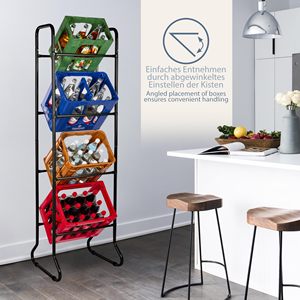 Space-Saving Iron Box Holder - Multi-Purpose Storage Rack for Home or Commercial Use - Product Image 5